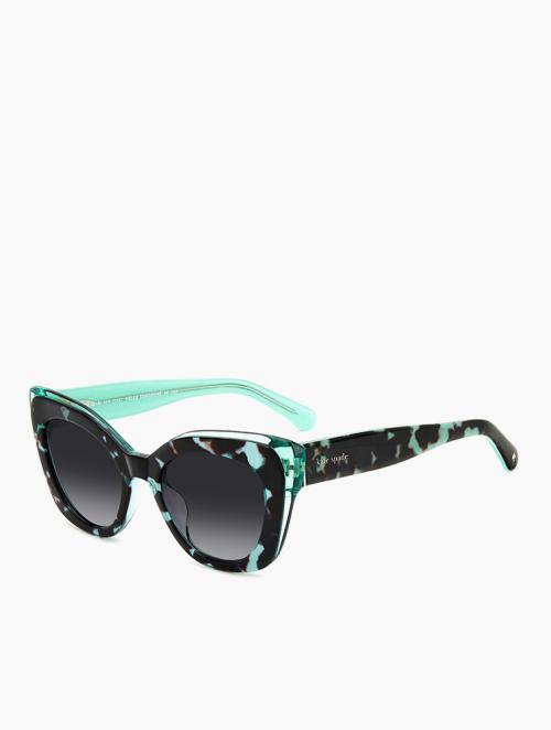 Kate Spade Green Havana Cat Eye Sunglasses