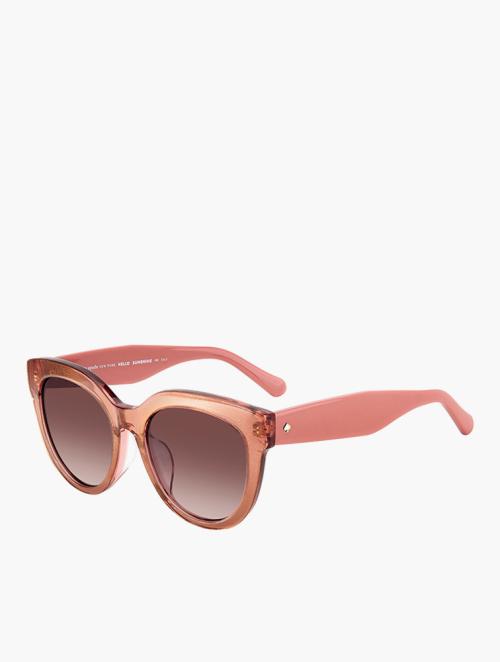 Kate Spade Brown & Pink Cat Eye Sunglasses