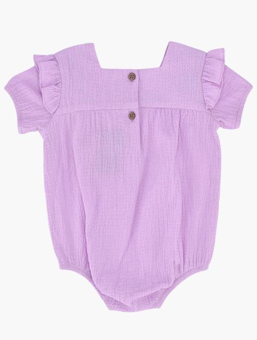 Keedo Infants Lilac Lavender Woven Babygrow