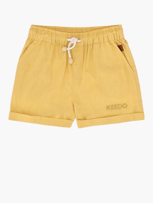 Keedo Infants Mustard Sand Shorts