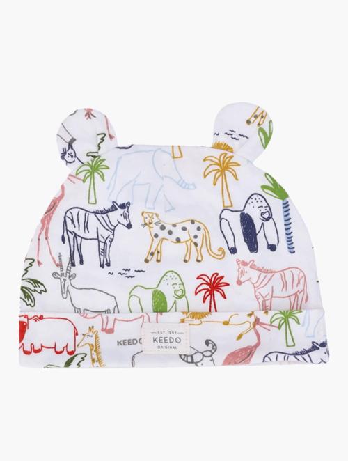 Keedo Infants Cream African Doodle Beanie