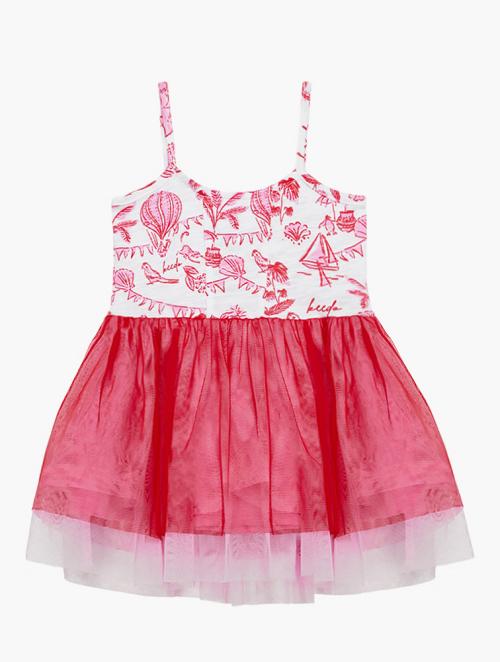 Keedo Infants Pink Tropical Party Tutu Dress