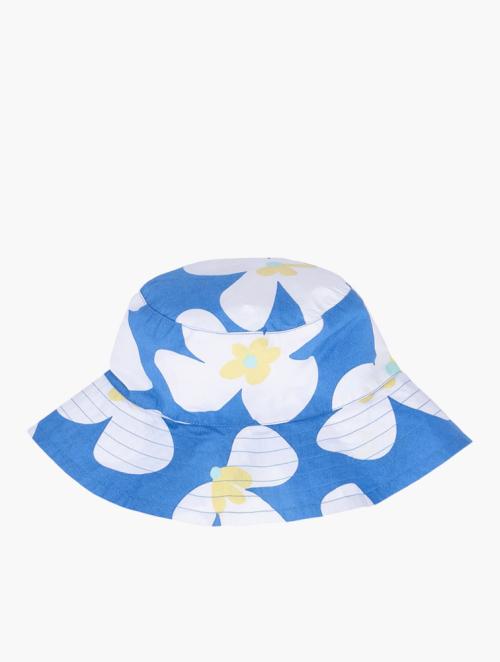 Keedo Kids Blue Royal Bloom Floppy Hat