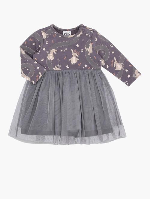 Keedo Infants Charcoal Easter Parade Dress