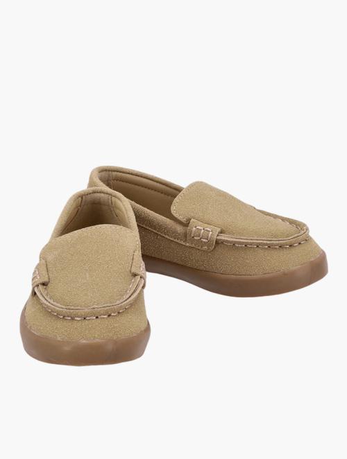 Keedo Infants & Kids Beige Slip On Loafers