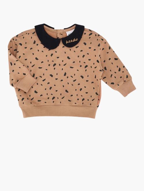 Keedo Infants Tan Peter Pan Sweat Top