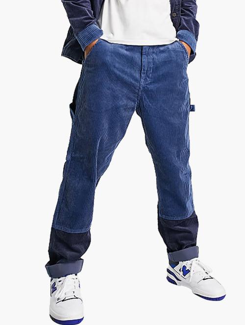 Lee Blue Mid Wash Relaxed Fit Trousers