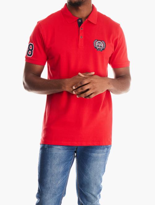 Lee Cooper Red Opal Short Sleeve Golfer