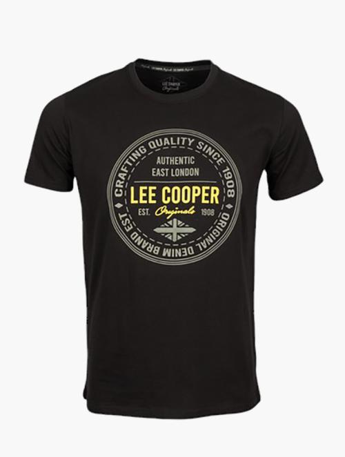 Lee Cooper Black Zeke T-Shirt