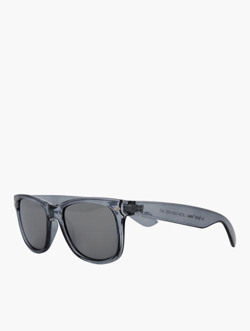 Le Specs Kids Black & Grey Wayfarer Sunglasses