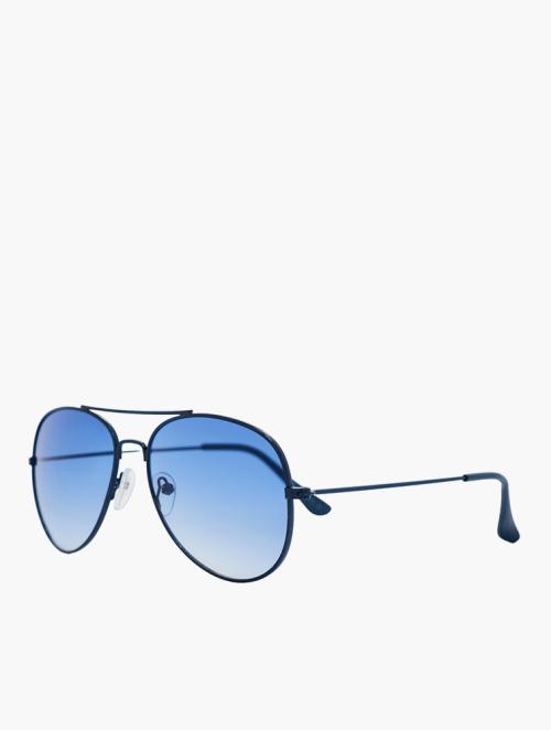 Le Specs Blue Aviator Gradient Sunglasses