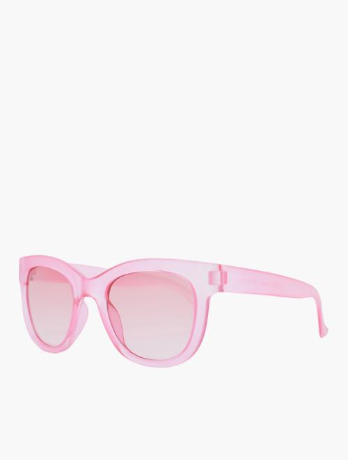 Le Specs Light Pink Butterfly Sunglasses