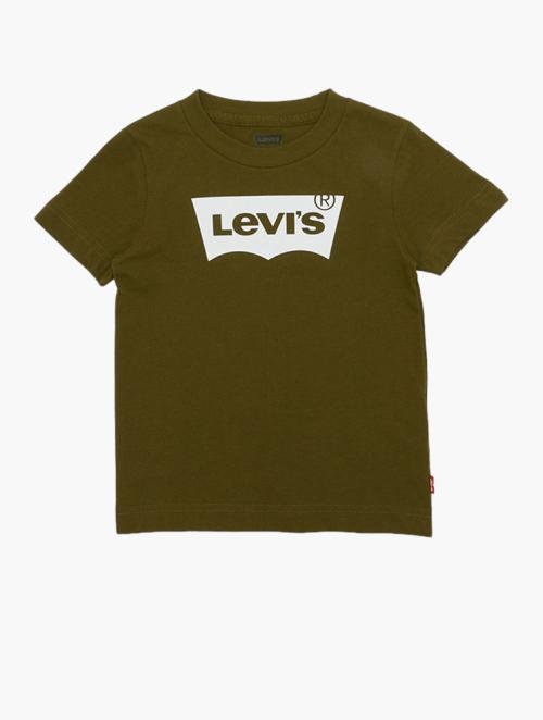 Levi's Dark Olive Heather Graphic Crew Neck T-Shirt