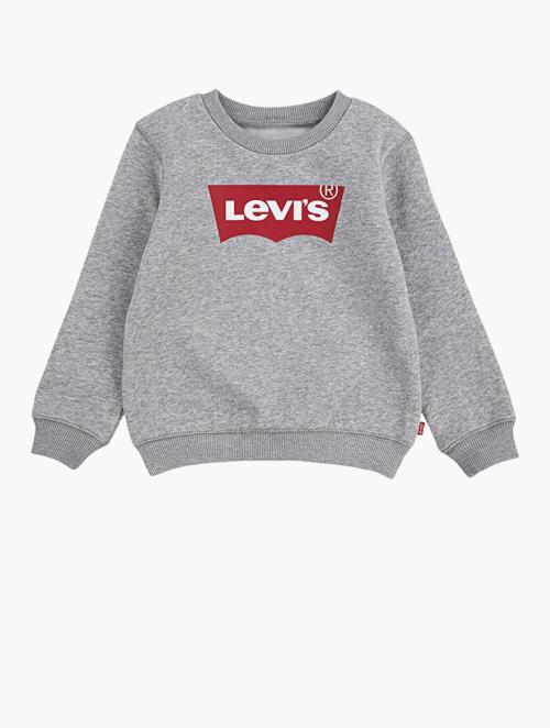 Levi's Grey Heather Batwing Pullover  Sweatshirt