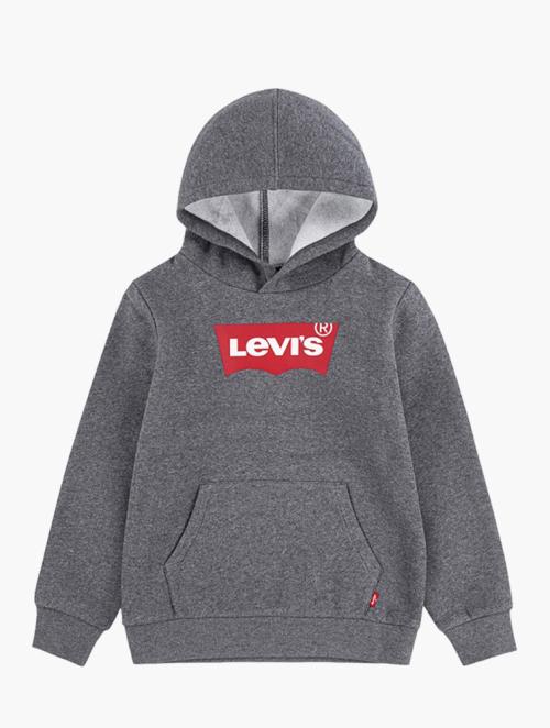 Levi's Charcoal Heather Logo Long Sleeve Hoodie