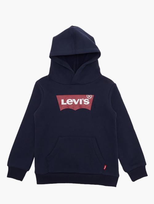 Levi's Blue Logo Long Sleeve Hoodie