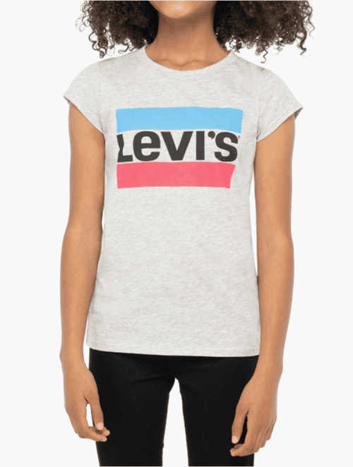 Levi's Light Gray Heather Sportswear Logo Tee