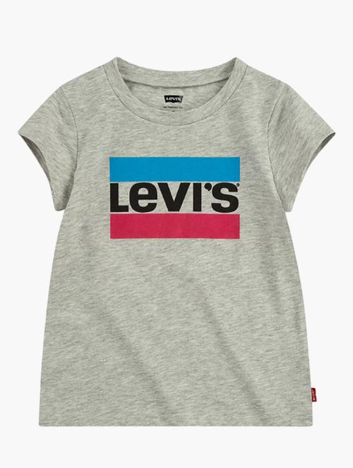 Levi's Light Gray Heather Logo Short Sleeve T-Shirt