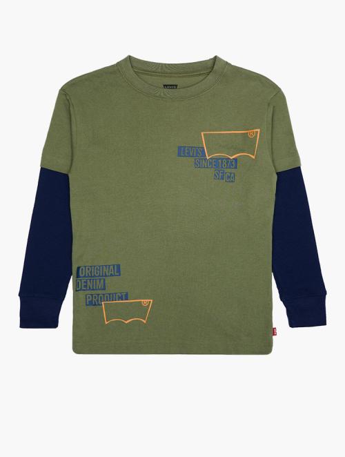 Levi's Olivine Logo Long Sleeve T-Shirt