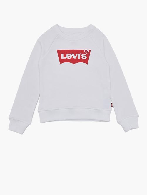 Levi's Red & White Logo Crew Neck Sweatshirt
