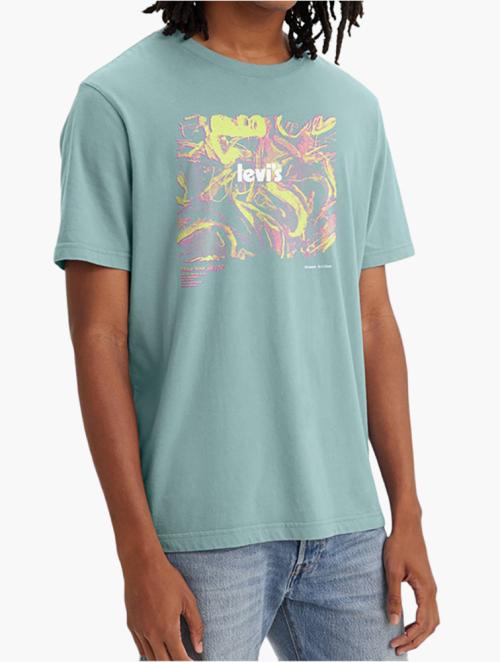 Levi's Turquoise Green Short Sleeve T-shirt