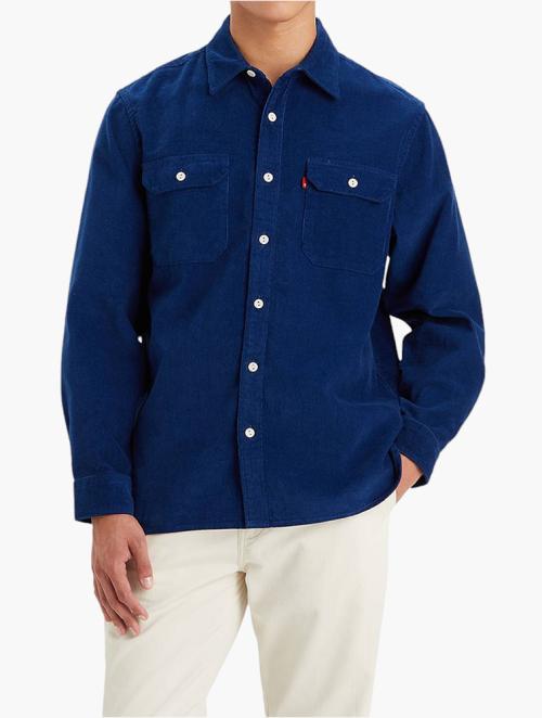 Levi's Blue Jackson Worker Corduroy Overshirt