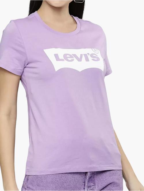 Levi's Purple Graphic Print Tee