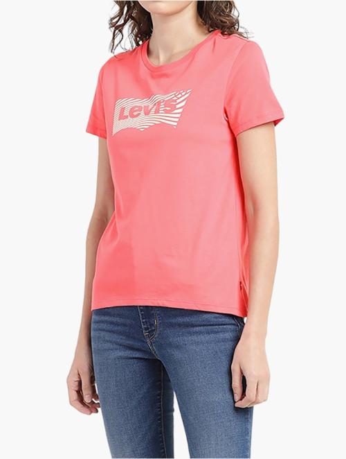 Levi's Pink Graphic Print Tee