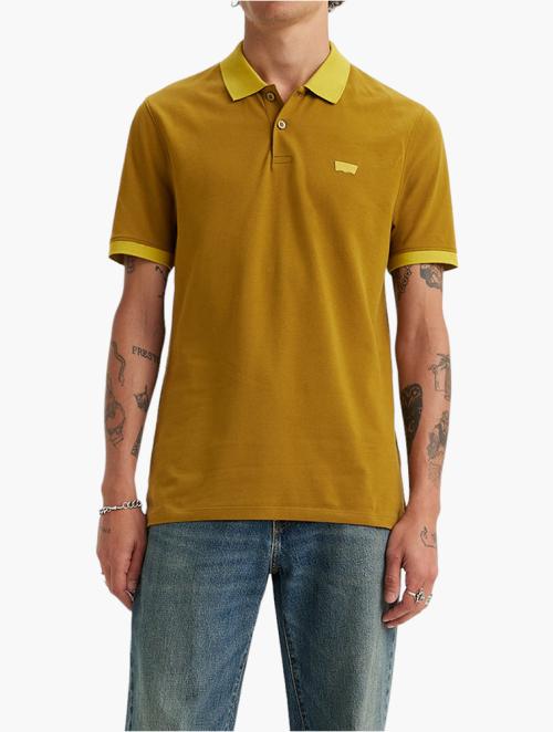 Levi's Yellow Levi's Housemark Polo Short