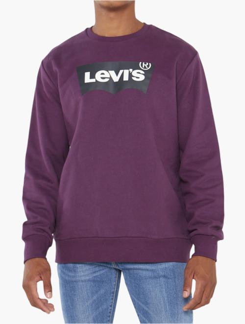 Levi's Purple Standard Fit Crewneck Sweatshirt