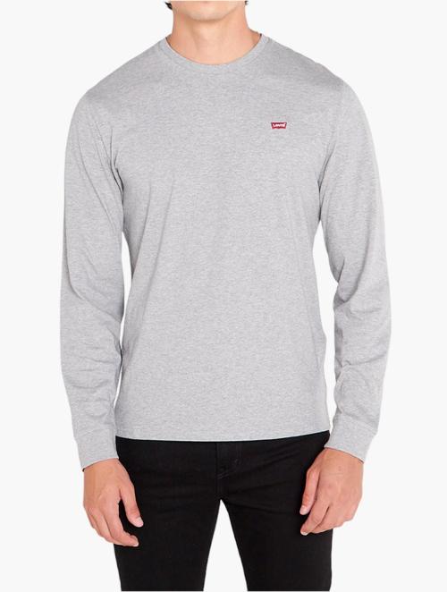 Levi's Grey Long Sleeve Original Housemark Tee