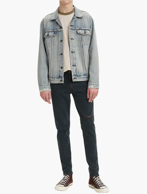 Levi's Black Skinny Tapered Fit Jeans