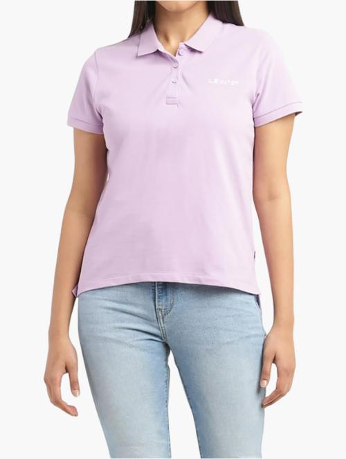 Levi's Light Purple Regular Fit Polo Shirt