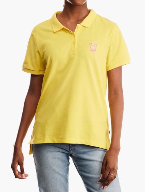 Levi's Yellow Regular Fit Polo Shirt