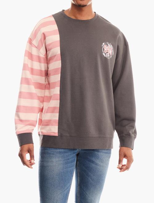 Levi's Brown and Pink Levi's Crew Neck 