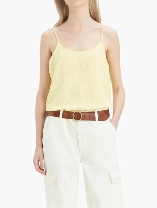 Levi's Yellow Sleeveless Tank Top