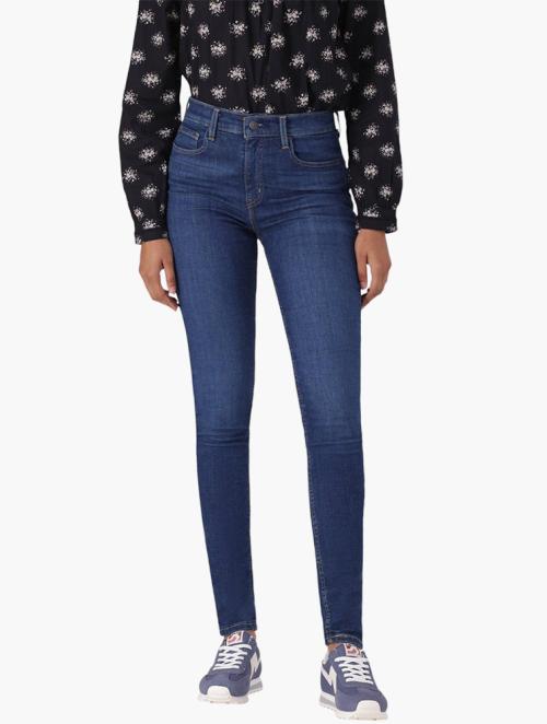 Levi's Dark Blue High Rise Super Skinny Jeans