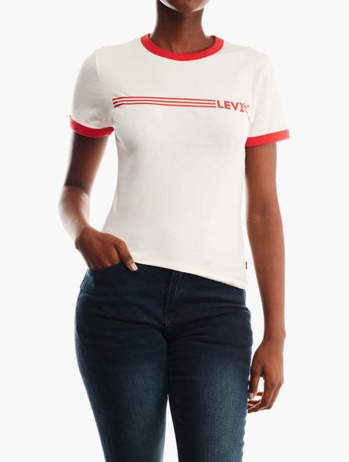 Levi's White Graphic Classic Tee