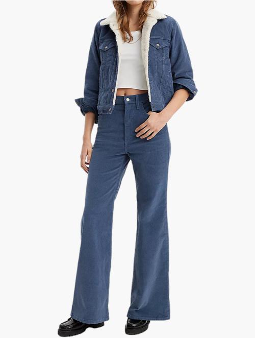 Levi's Blue Ribcage Bell Coduroy Pants