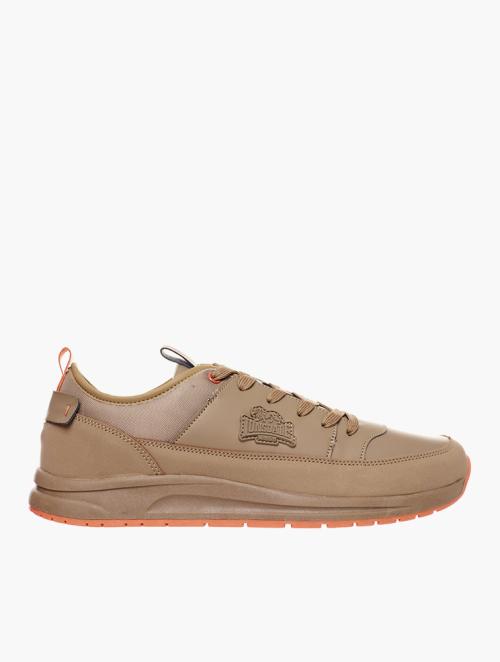 Lonsdale Brown Lace-Up Sneakers