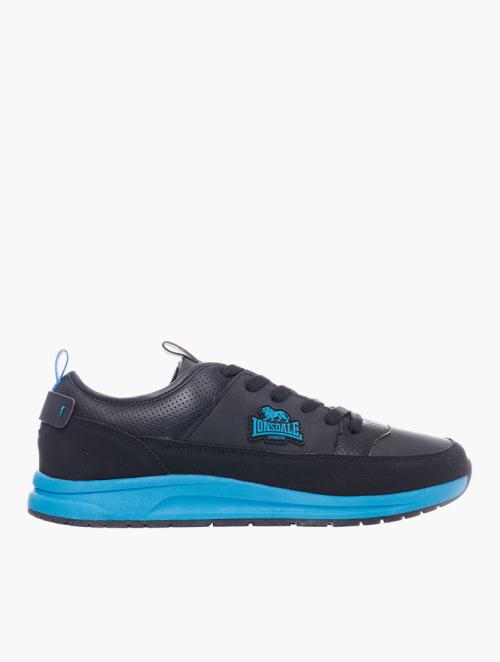 Lonsdale Black & Blue Low Rise Sneakers