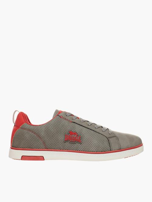 Lonsdale Grey & Red Sneakers
