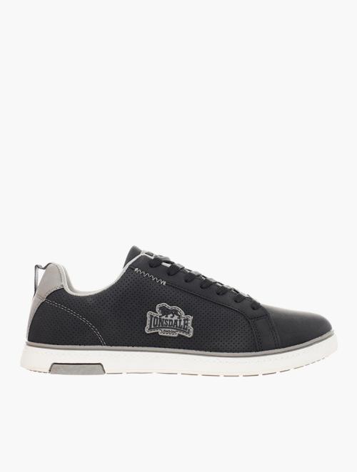 Lonsdale Black Low Rise Sneakers