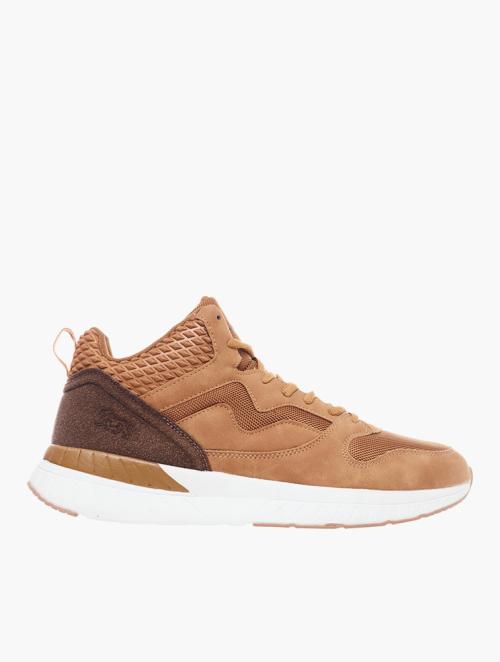 Lonsdale Tan High Rise Sneakers