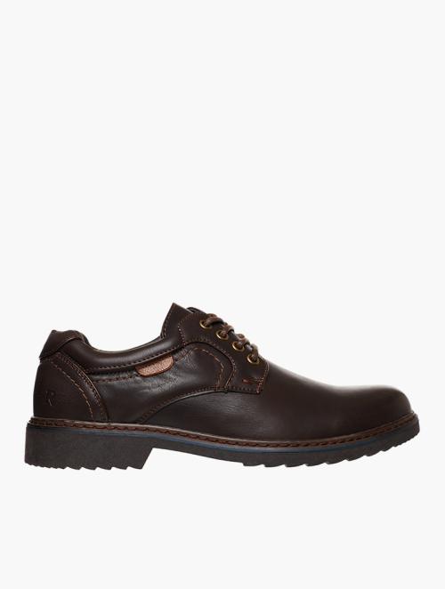 Luciano Rossi Brown Low Top Lace Up Shoes