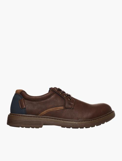 Luciano Rossi Brown Low Top Lace Up Shoes