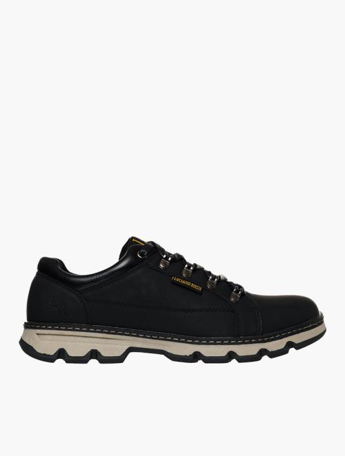 Luciano Rossi Black Low Top Lace Up Shoes