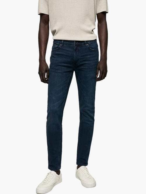 Mango Deep Dark Blue Jude Skinny Fit Jeans