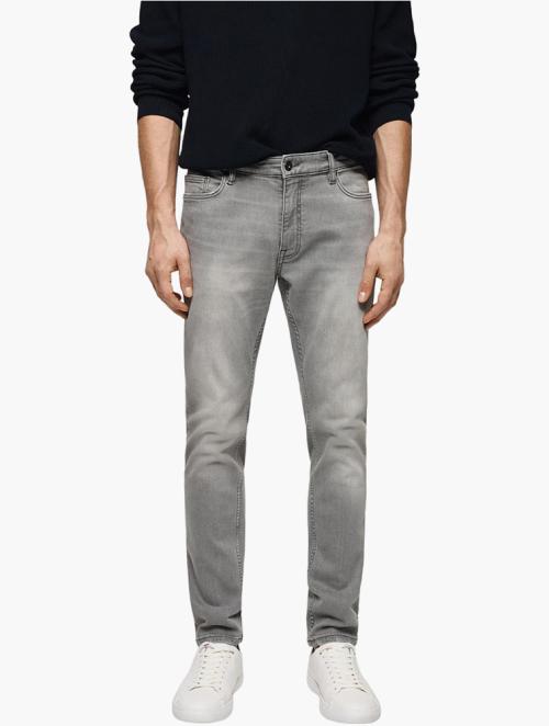 Mango Grey Denim Jude Skinny Fit Jeans