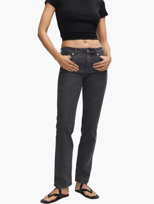 Mango Dark Grey Nayara Denim Jeans